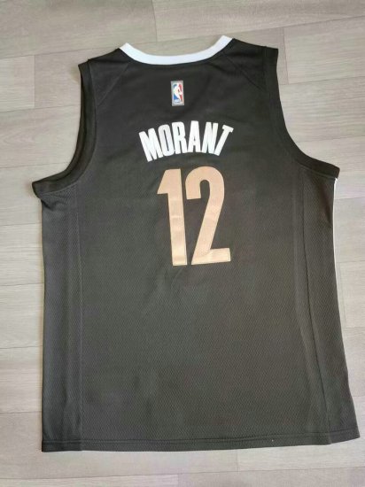 NBA 12 Morant Memphis Grizzlies 23-24 city Maillot brodé